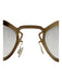 Mykita Brown, Beige & Gold Acetate Hexagon Gradient Matte Arms Sunglasses Brown, Beige & Gold