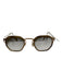 Mykita Brown, Beige & Gold Acetate Hexagon Gradient Matte Arms Sunglasses Brown, Beige & Gold