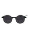 Swissflex Gray & Black Acetate Matte Round Dark tint Sunglasses Gray & Black