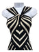 Zimmerman Size 0 Black & White Viscose Blend Sleeveless Striped Maxi Dress Black & White / 0