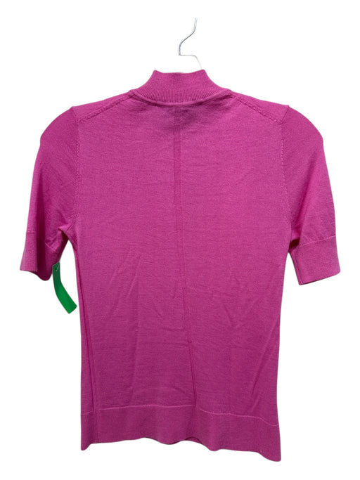 Derek Lam 10 Crosby Size XS Pink Cashmere Heathered Short Sleeve Sweater Pink / XS