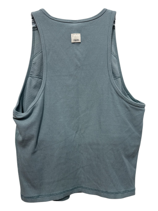 Vuori Size Small Light Teal No Fabric Tag Ribbed Bra Top Tank Athleisure Top Light Teal / Small