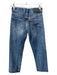 R13 Size 24 Med Wash Cotton Denim Zip & Button High Rise Faded Straight Jeans Med Wash / 24