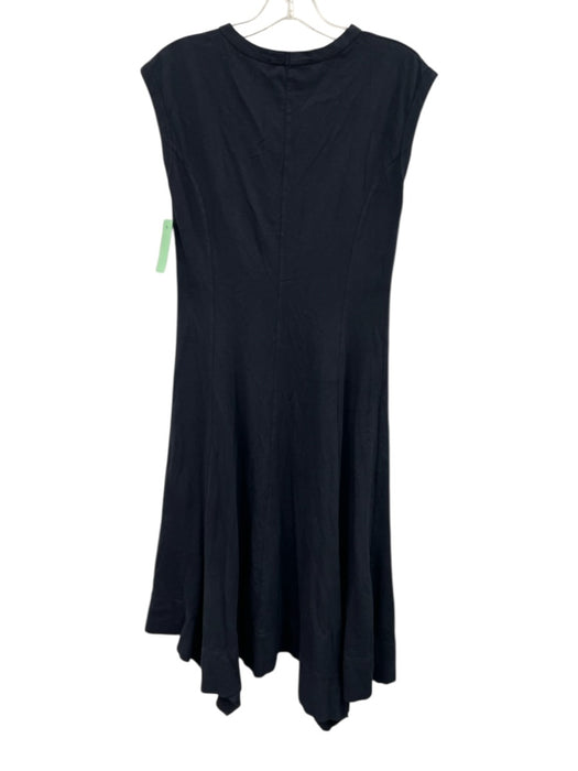 Hache Size 38 Black Cotton Maxi Cap Sleeve T Shirt Dress Dress Black / 38