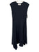 Hache Size 38 Black Cotton Maxi Cap Sleeve T Shirt Dress Dress Black / 38
