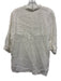 120% Lino Size 38 White Linen 1/2 Sleeve 1/2 Button pocket Top White / 38