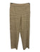 Vince Size XXS Beige Linen & Rayon Elastic Waist Pockets Striahgt leg Pants Beige / XXS