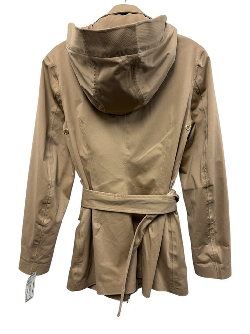 Rain Couture Amsterdam Size XS Beige Polyester Long Sleeve Zip Up Pockets Jacket Beige / XS