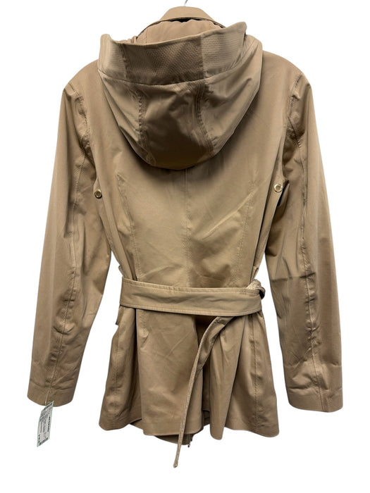 Rain Couture Amsterdam Size XS Beige Polyester Long Sleeve Zip Up Pockets Jacket Beige / XS