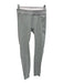 Alo Size Est S Grey Poly Blend Athletic Heathered Elastic Waist Leggings Grey / Est S