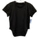 Frank & Eileen Size XS Black Cotton Short Sleeve Cut Outs Top Black / XS