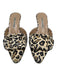 Manolo Blahnik Shoe Size 36 Beige, Black, Multi Leather Pointed Toe Sandals Beige, Black, Multi / 36
