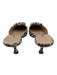 Manolo Blahnik Shoe Size 36 Beige, Black, Multi Leather Pointed Toe Sandals Beige, Black, Multi / 36