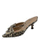 Manolo Blahnik Shoe Size 36 Beige, Black, Multi Leather Pointed Toe Sandals Beige, Black, Multi / 36