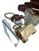 Sidecar Gold & Brown Metal & Leather Adjustable Strap Gold Hardware 14K Other Gold & Brown