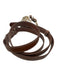 Sidecar Gold & Brown Metal & Leather Adjustable Strap Gold Hardware 14K Other Gold & Brown