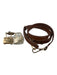 Sidecar Gold & Brown Metal & Leather Adjustable Strap Gold Hardware 14K Other Gold & Brown