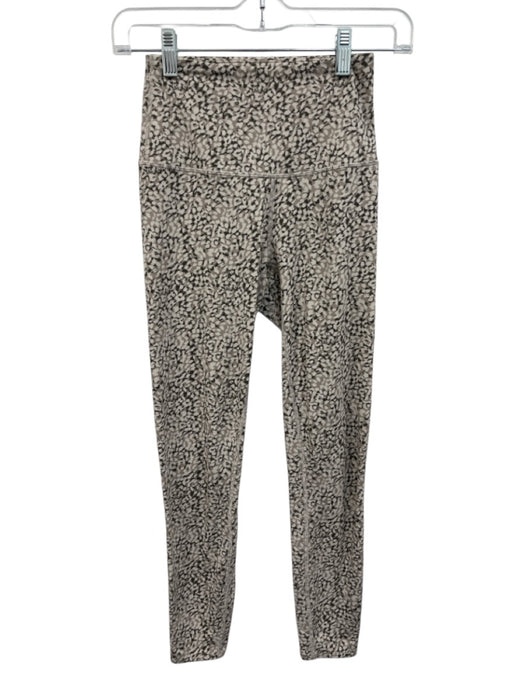 Varley Size 4 Gray & multi Poly Blend Animal Print Athletic Leggings Gray & multi / 4