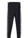 S59 Size S Dark Gray Nylon Stripe Athletic Leggings Dark Gray / S
