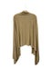 Lilly Pulitzer Gold Viscose Blend Metallic Thread Stretch Drape Shawl Gold / One Size
