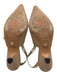 Christian Dior Shoe Size 35 Beige Textile Suede Pointed Toe Sling back Pumps Beige / 35