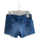 AG Size 28 Med Dark Wash Cotton Blend 5 Pocket Zip Fly Cut Off Shorts Med Dark Wash / 28