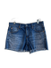AG Size 28 Med Dark Wash Cotton Blend 5 Pocket Zip Fly Cut Off Shorts Med Dark Wash / 28