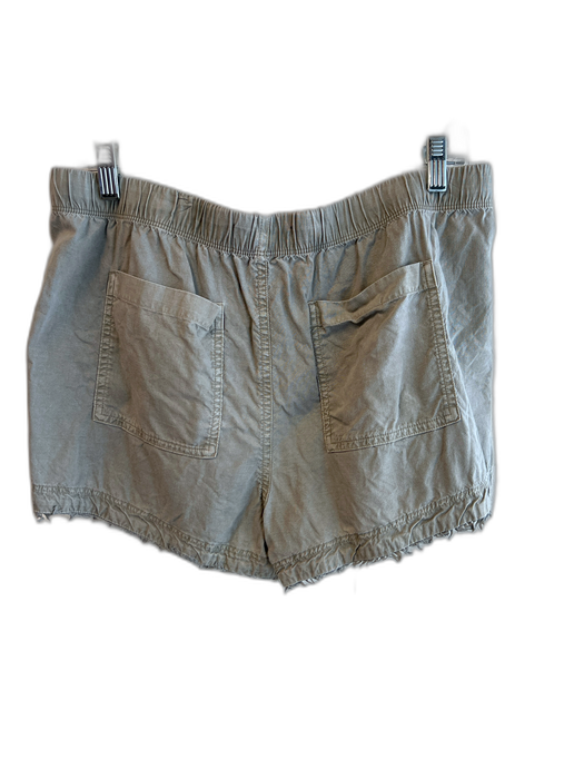 Cloth & Stone Size Medium Light Green Cotton Drawstring Waist Pockets Shorts Light Green / Medium