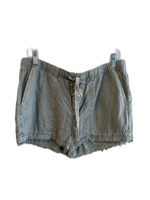 Cloth & Stone Size Medium Light Green Cotton Drawstring Waist Pockets Shorts Light Green / Medium