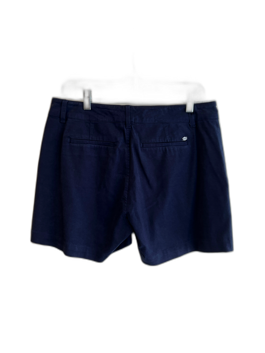 Ecru Size 6 Navy Tencel Blend Pockets Zip Fly All Over Print Shorts Navy / 6
