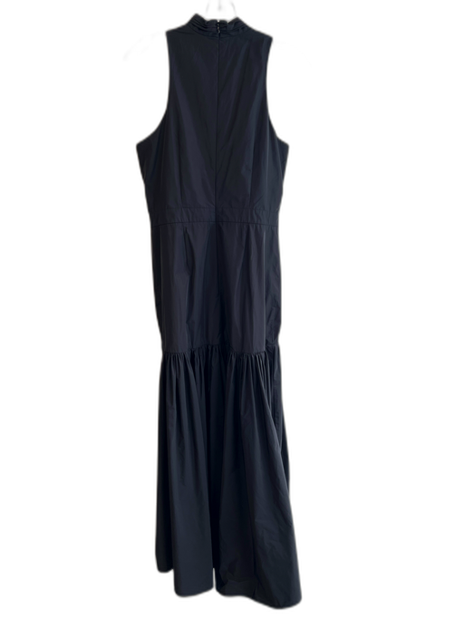 Veronica Beard Size 4 Black Polyester Back Zip Sleeveless Twist at Neck Dress Black / 4