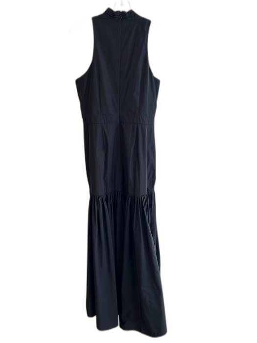 Veronica Beard Size 4 Black Polyester Back Zip Sleeveless Twist at Neck Dress Black / 4