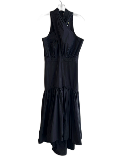 Veronica Beard Size 4 Black Polyester Back Zip Sleeveless Twist at Neck Dress Black / 4