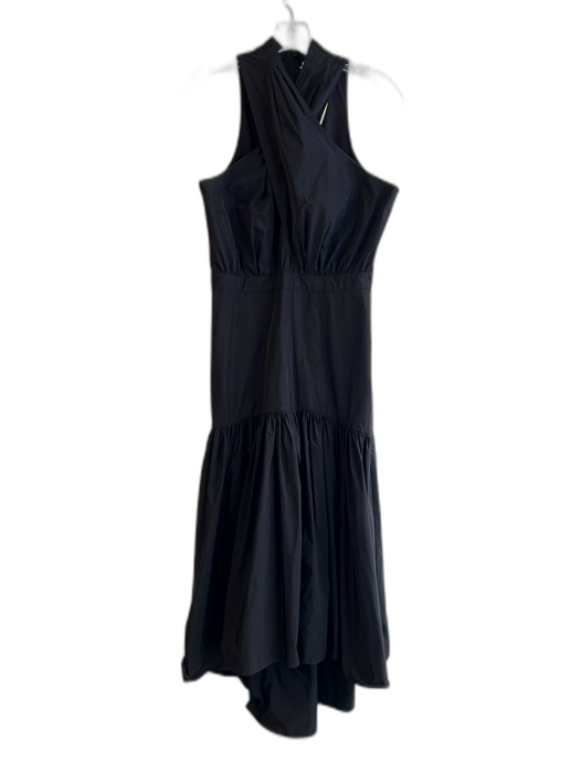 Veronica Beard Size 4 Black Polyester Back Zip Sleeveless Twist at Neck Dress Black / 4
