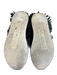 Esse Ut Esse Shoe Size 37 Black Leather Laces Fringe Almond Toe Slip On Shoes Black / 37