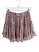 Misa Size M Pink Polyester Elastic Waist Tiered Floral Print Above Knee Skirt Pink / M