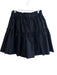 Maeve Size XS Black Cotton Elastic Waist Tiered Above knee Skirt Black / XS