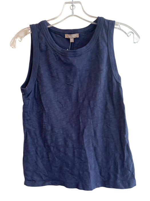 Lilla P Size XS Navy Cotton Round Neck Sleeveless Top Navy / XS