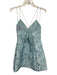 Alice + Olivia Size 2 Light Blue Polyester Blend Spaghetti Strap Paneled Dress Light Blue / 2