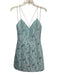 Alice + Olivia Size 2 Light Blue Polyester Blend Spaghetti Strap Paneled Dress Light Blue / 2