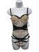 Victoria's Secret Size 32B Black, White, Beige Polyester Blend Lace Lingerie Black, White, Beige / 32B