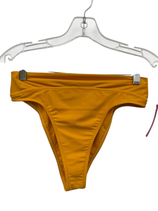 Cult Gaia Size Small Marigold Yellow Nylon Blend Spaghetti Strap swimwear Marigold Yellow / Small