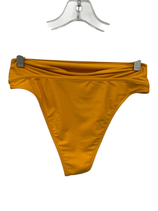 Cult Gaia Size Small Marigold Yellow Nylon Blend Spaghetti Strap swimwear Marigold Yellow / Small