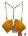 Cult Gaia Size Small Marigold Yellow Nylon Blend Spaghetti Strap swimwear Marigold Yellow / Small