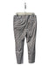 Lafayette 148 Size 10 Black & White Cotton Blend Mid Rise Button Fly Pants Black & White / 10