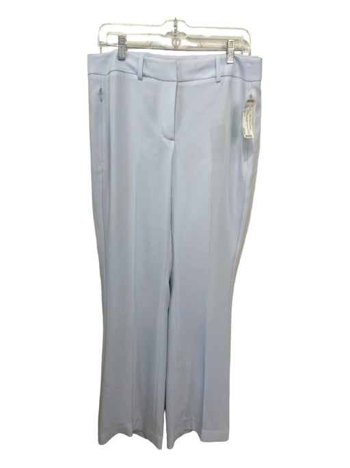 Elie Tahari Size 10 Light Blue Triacetate & Polyester Zip Fly Trouser Pants Light Blue / 10