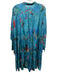 Pete & Greta Johnny Was Size XL Blue, Red, Multi Silk Abstract Print Dress Blue, Red, Multi / XL