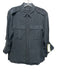 All Saints Size S Black Modal Button Up Long Sleeve Pockets Top Black / S