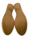 Stuart Weitzman Shoe Size 9.5 Beige Canvas Lace Up Gold Thread Straw Shoes Beige / 9.5