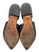 Vince Shoe Size 9 Black Leather Snakeskin Pointed Toe Flats Black / 9